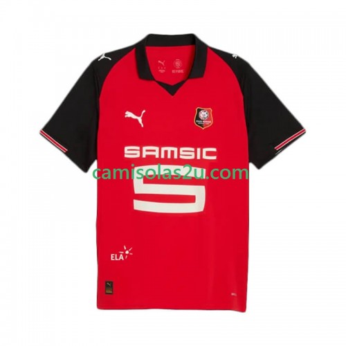 Camisolas de futebol Stade Rennais Equipamento Principal 2025/26 Manga Curta Camisolas de futebol Stade Rennais Equipamento Principal 2025/26 Manga Curta